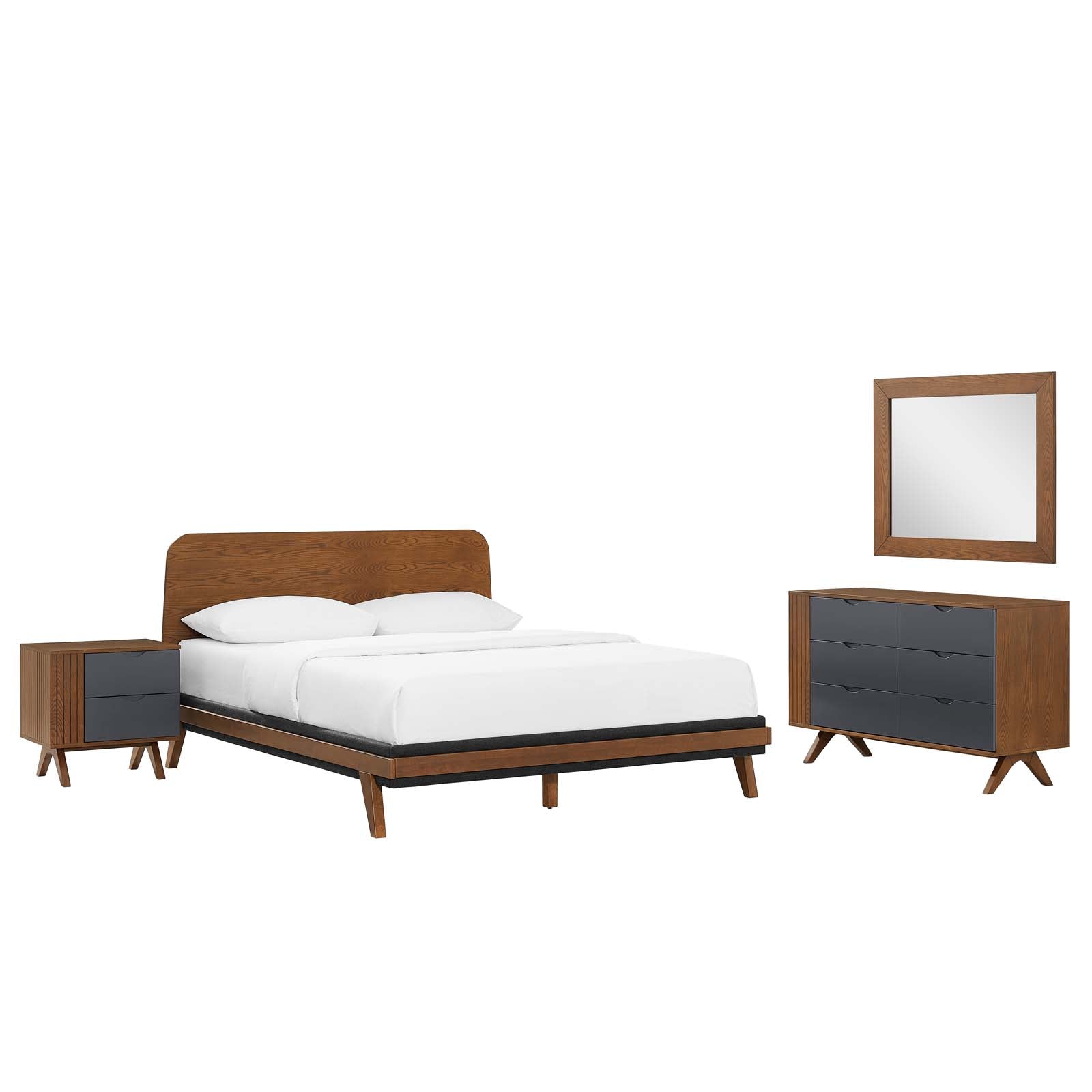 Dylan 4 Piece Bedroom Set By Modway | Bedroom Sets