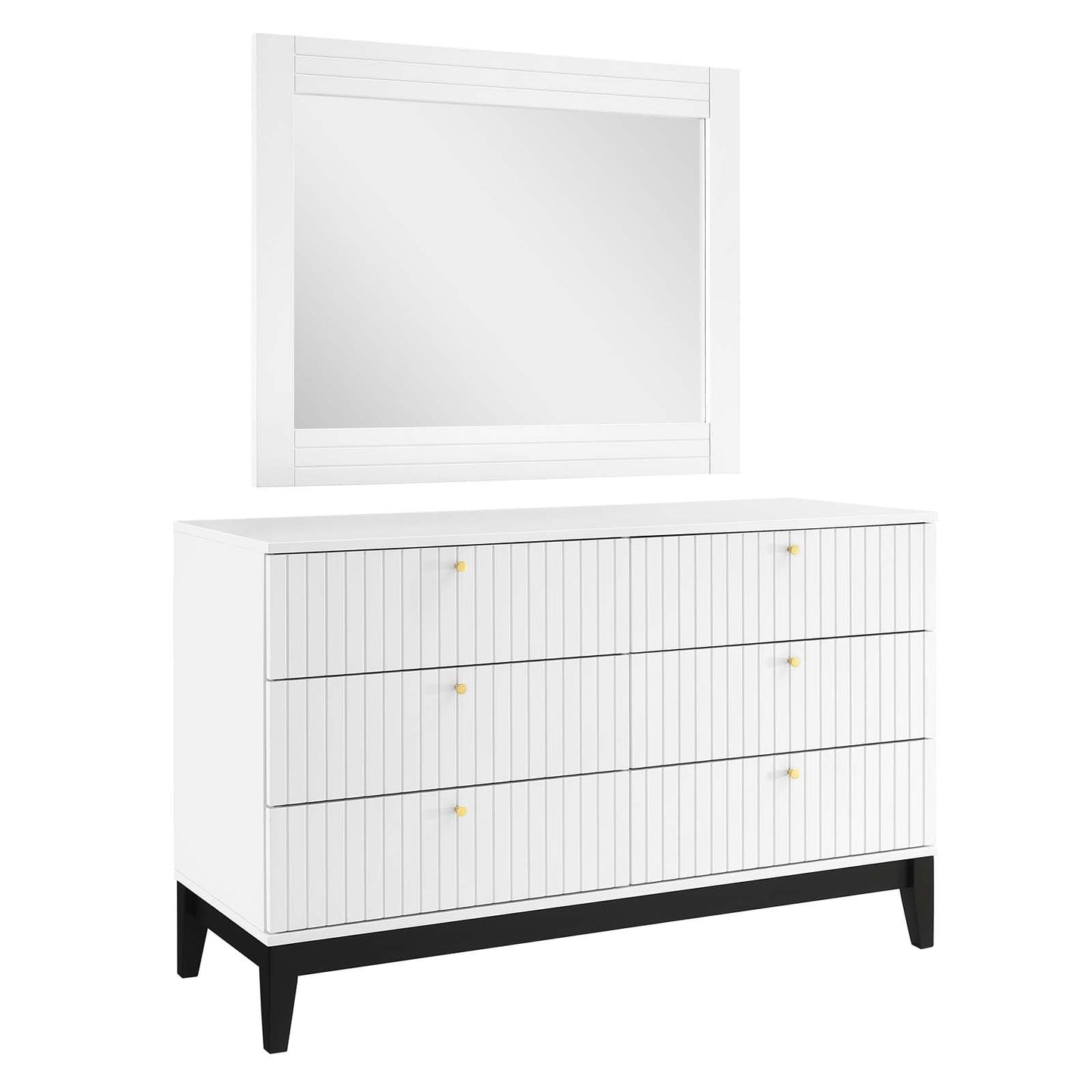 Dakota Dresser and Mirror By Modway | Bedroom Sets - 10