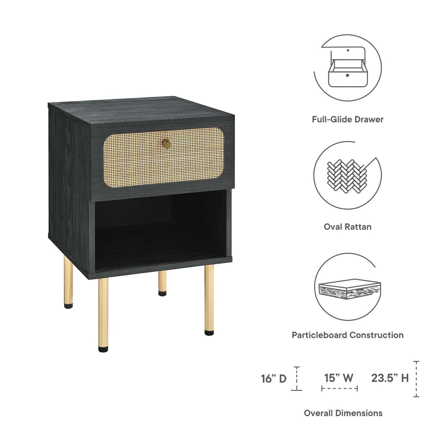 Chaucer Nightstand By Modway - MOD-7062 | Nightstands - 6