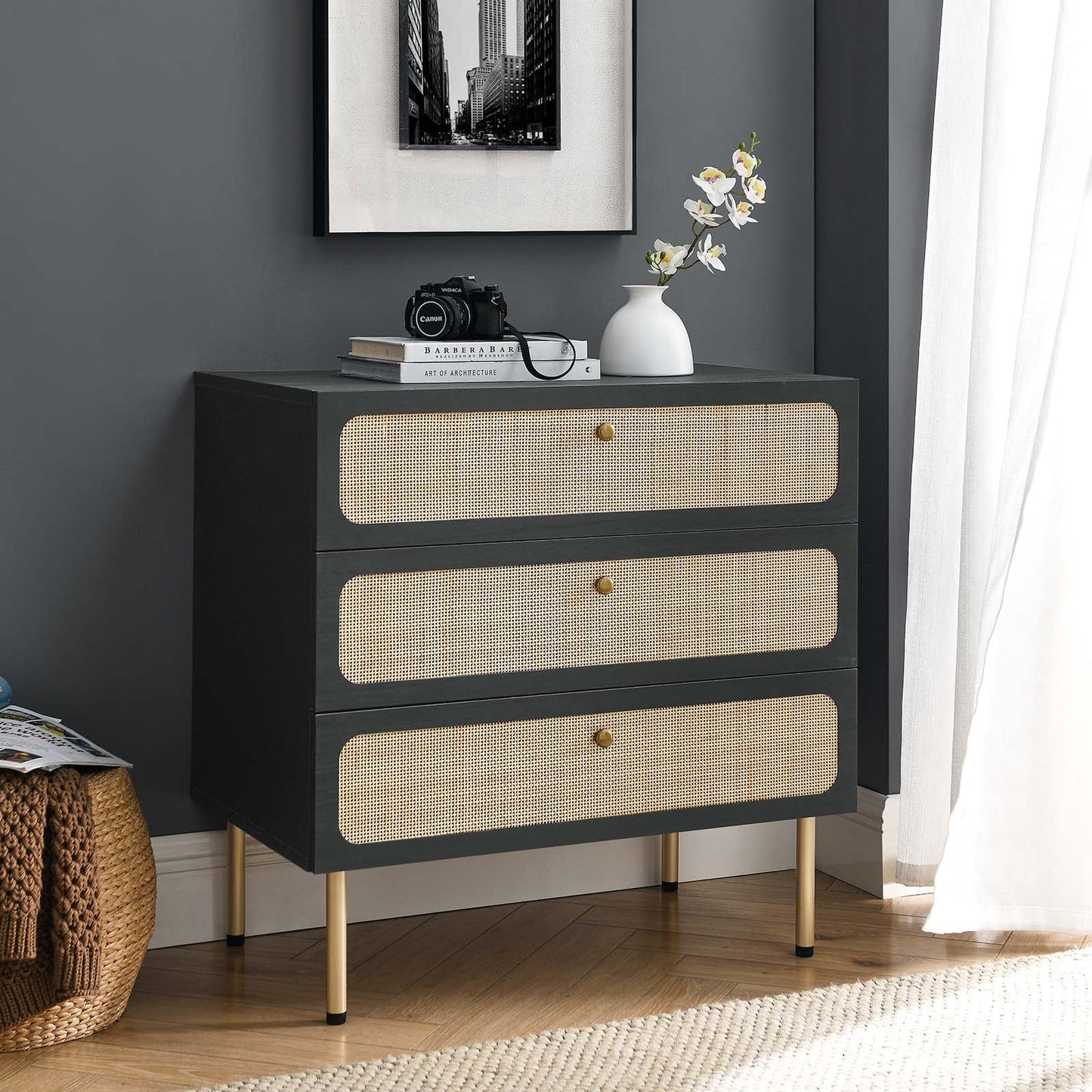 Chaucer 3-Drawer Chest By Modway - MOD-7064 | Drawers