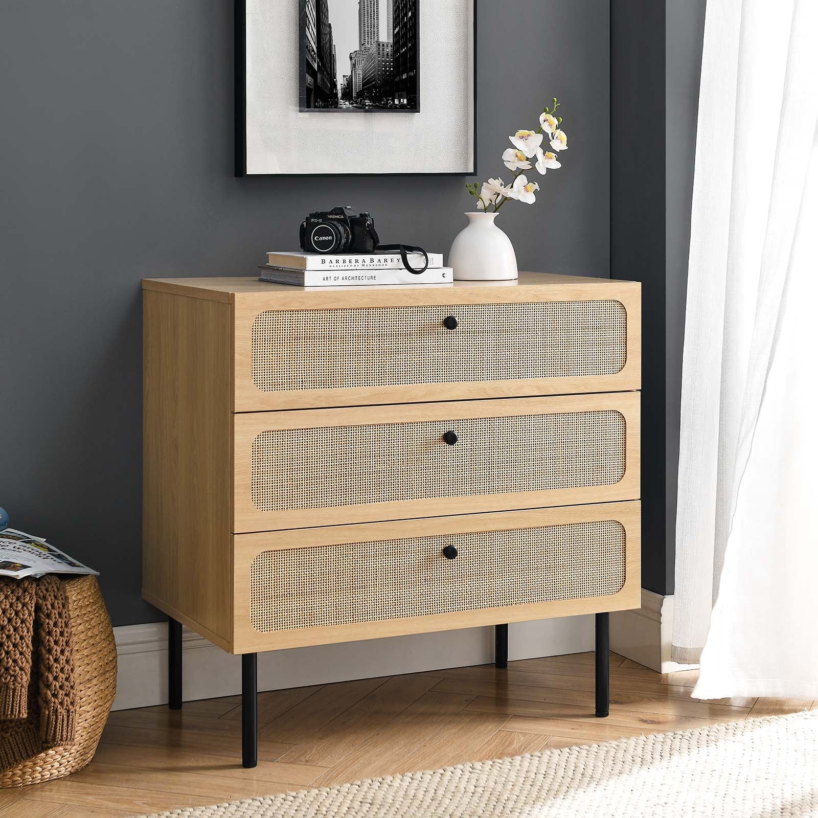 Chaucer 3-Drawer Chest By Modway - MOD-7064 | Drawers - 16