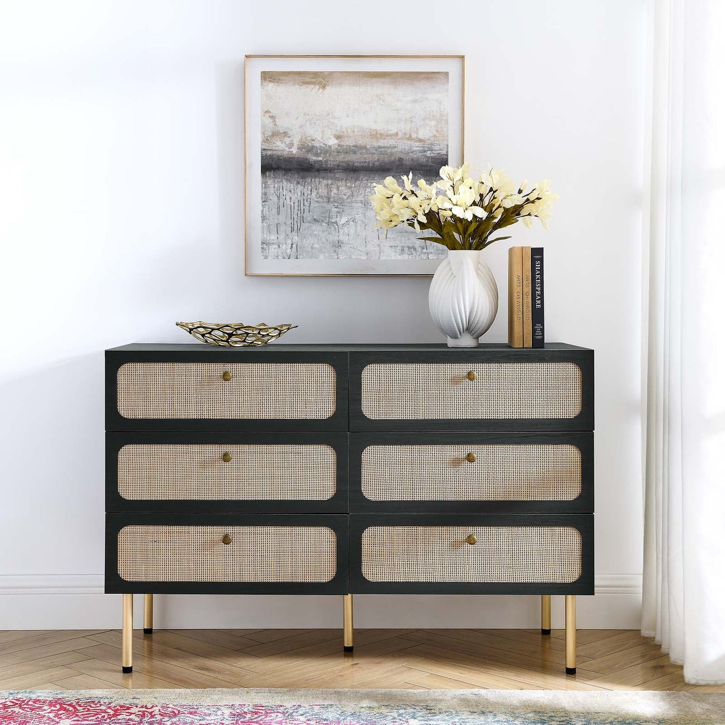 Chaucer 6-Drawer Compact Dresser By Modway - MOD-7066 | Dressers