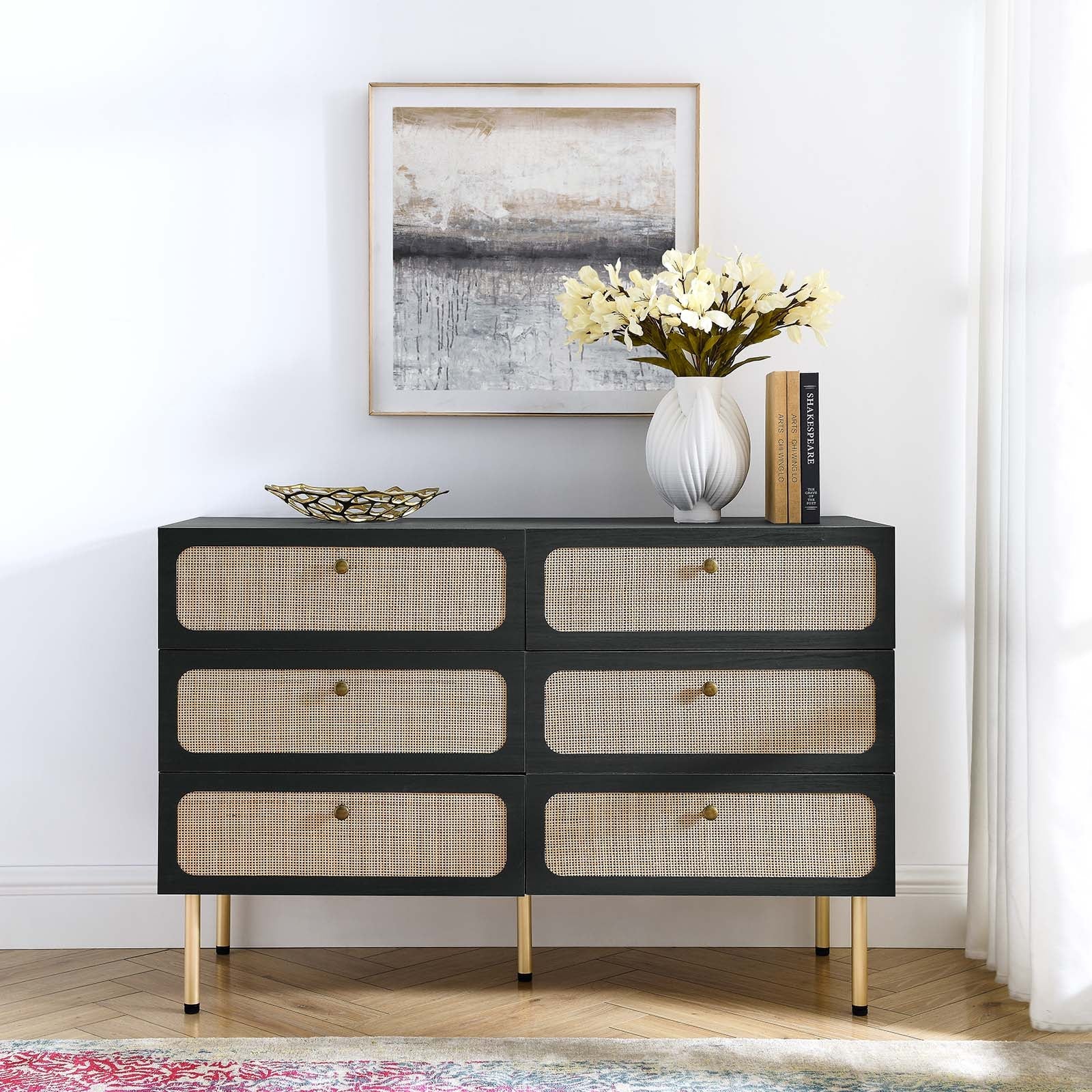 Chaucer 6-Drawer Compact Dresser By Modway - MOD-7066 | Dressers