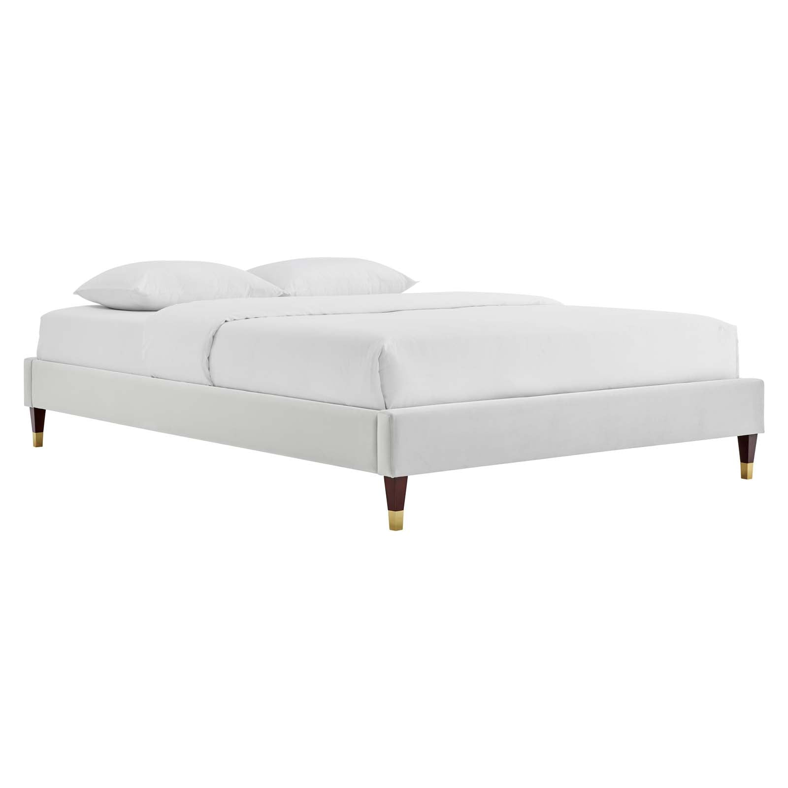 Colette King Performance Velvet Platform Bed By Modway - MOD-7074 | Beds - 46