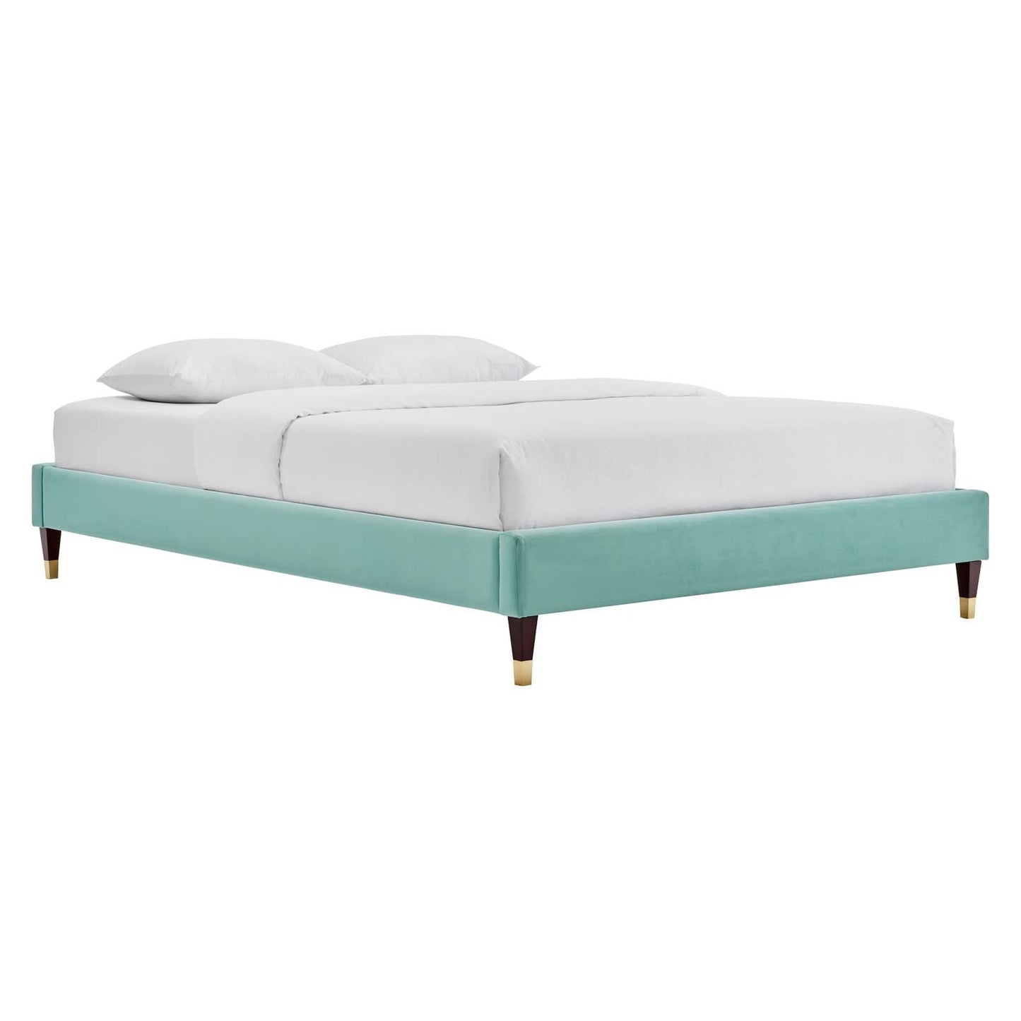 Colette King Performance Velvet Platform Bed By Modway - MOD-7074 | Beds - 62