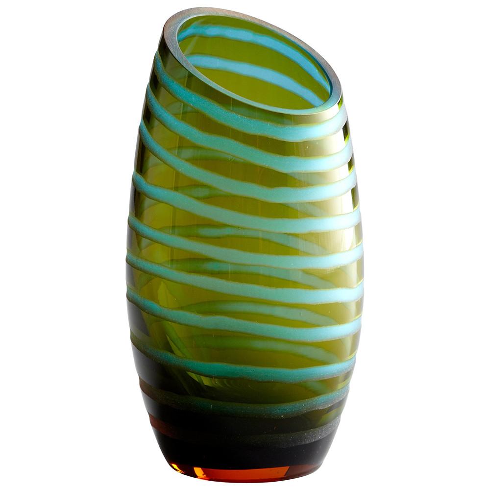 Cyan Design Angle Cut Chiseled Vase