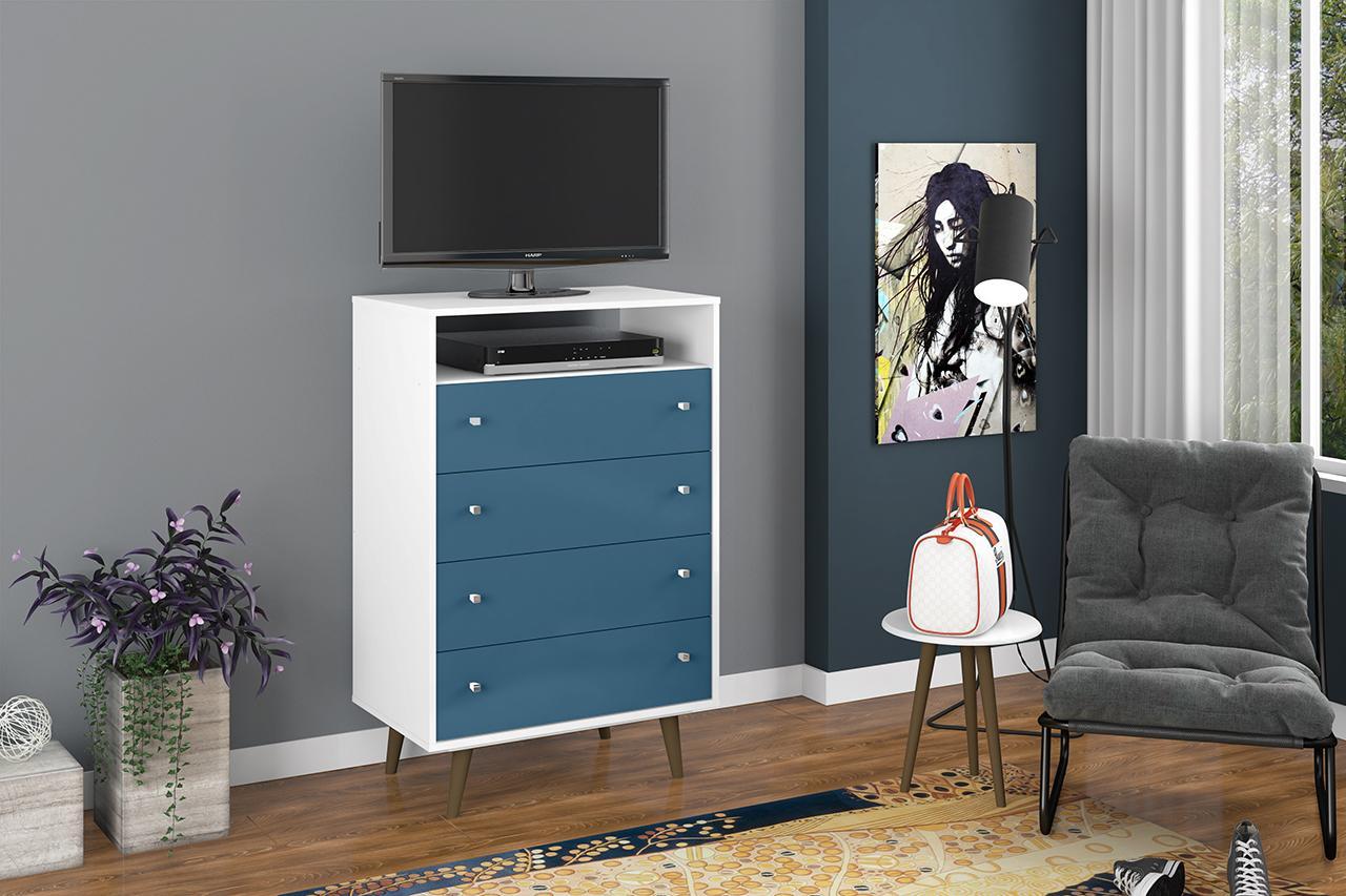 Manhattan Comfort Liberty 4-Drawer Dresser Chest