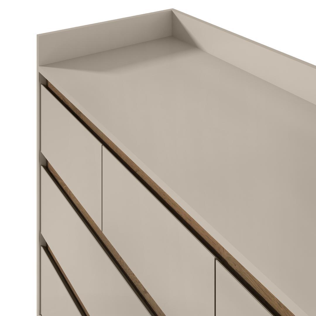 Manhattan Comfort Essence 49" Wide Dresser with 4 Full Extension Drawers and Table Top