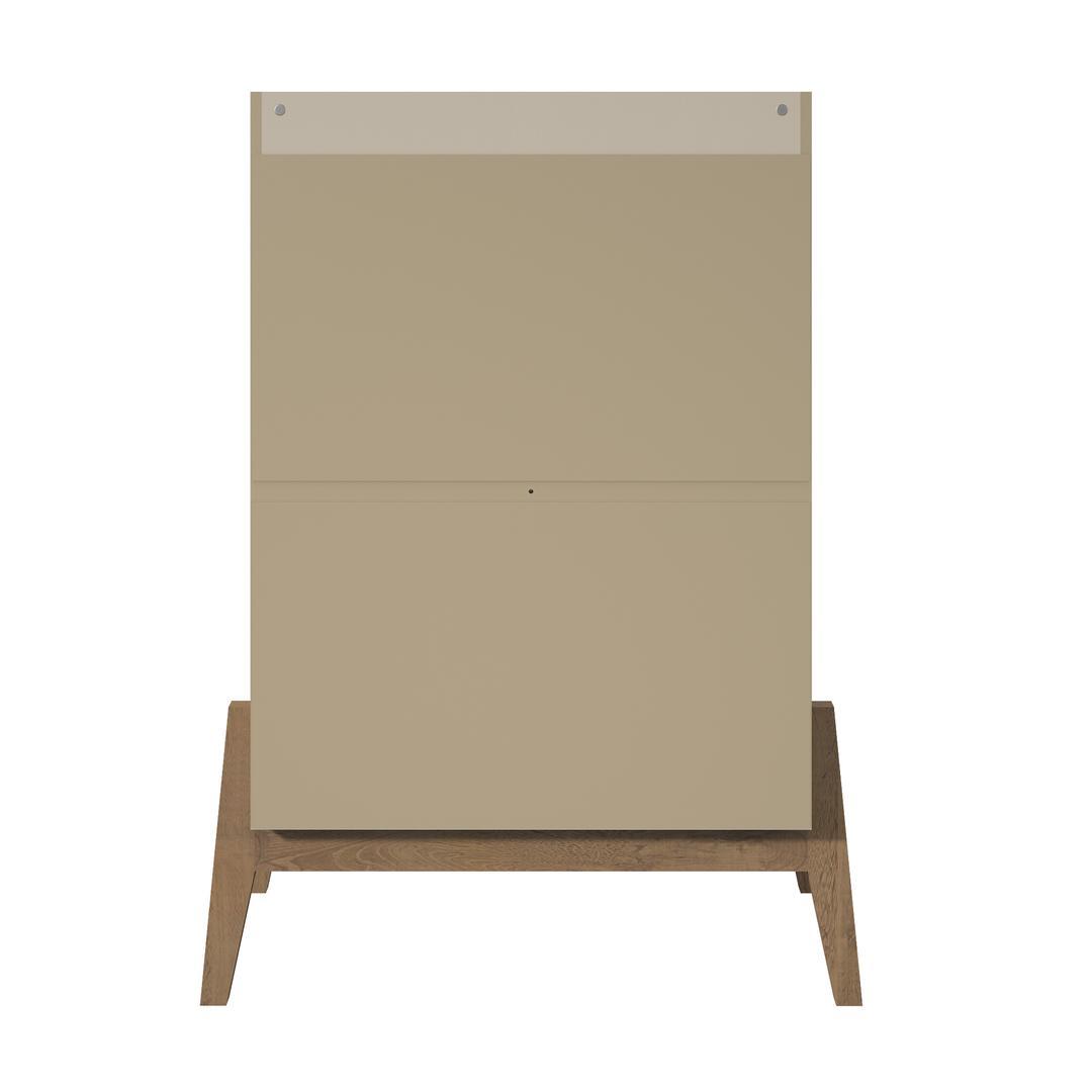 Manhattan Comfort Essence 48.23" Tall Dresser with 5 Full Extension Drawers