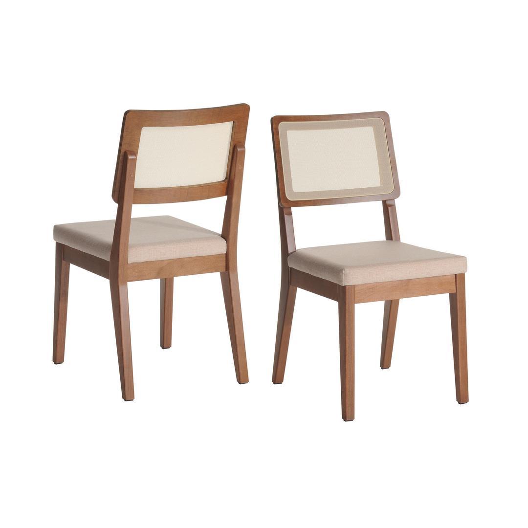 Manhattan Comfort 5-Piece Charles 45.27" and Pell Dining Set with 4 Dining Chairs