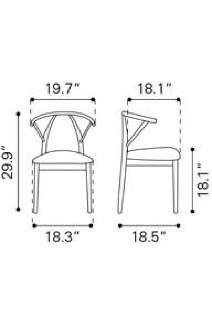 Zuo Communion Dining Chair - Set Of 2