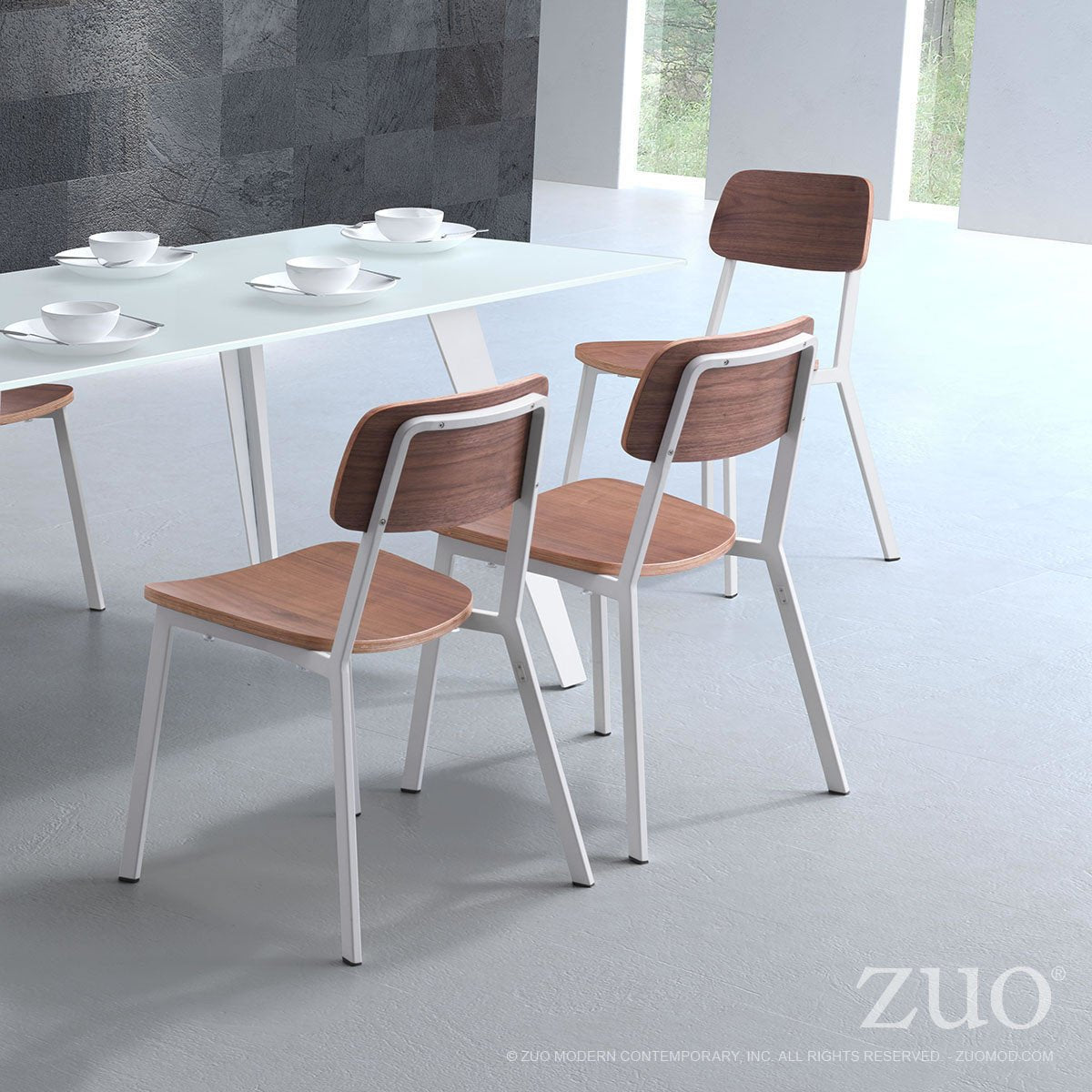 Zuo Cappuccino Dining Chair - Set of 4