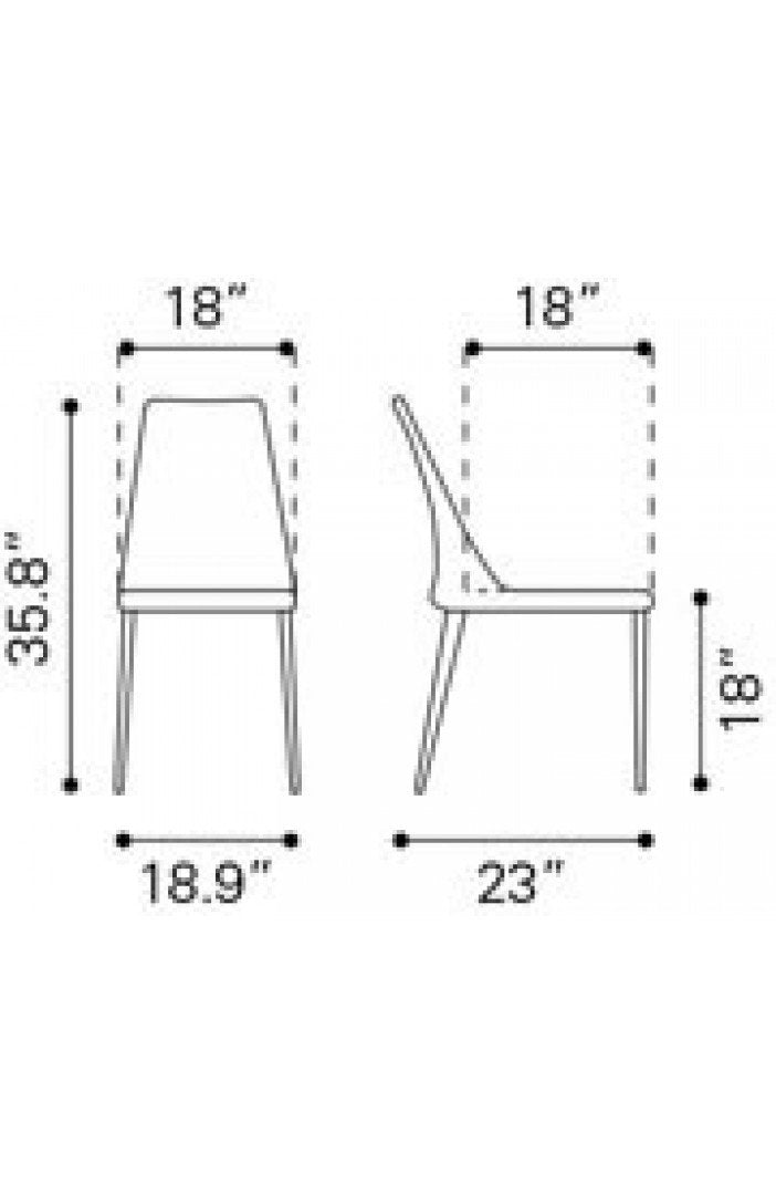 Zuo Whisp Dining Chair - Set Of 2