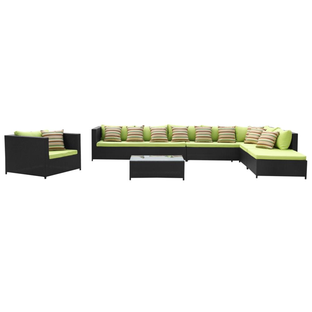 Fine Mod Imports Garden 7-Piece Outdoor Rattan