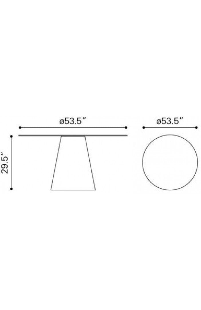 Zuo Query Dining Table