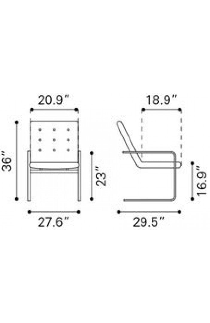 Zuo Solo Occasional Chair