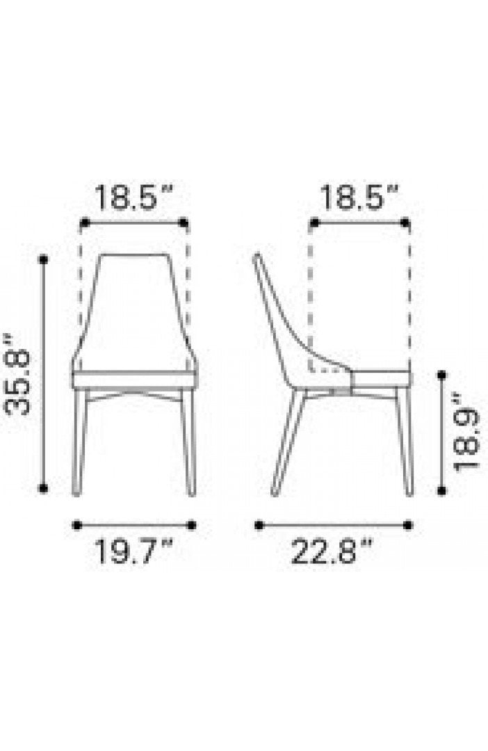 Zuo Moor Dining Chair - Set Of 2