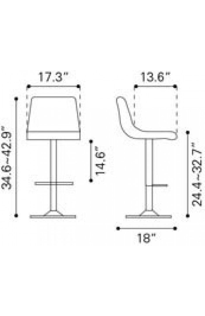 Zuo Cougar Bar Chair