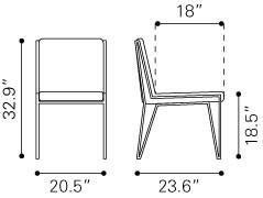 Zuo Kylo Dining Chair - Set Of 2