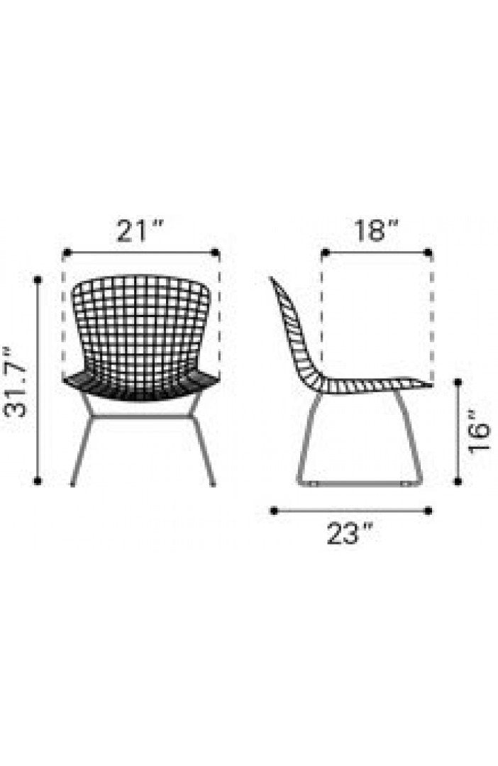 Zuo Wire Dining Chair - Set Of 2