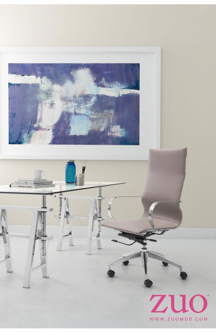 Zuo Glider Hi Back Office Chair
