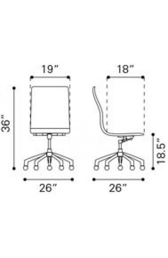 Zuo Glider Conference Chair