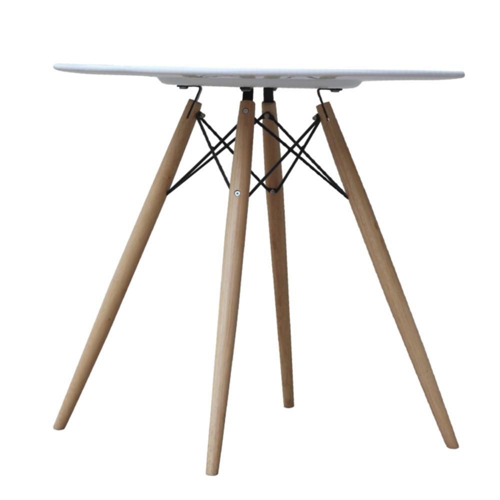 Fine Mod Imports WoodLeg Dining Table Fiberglass Top
