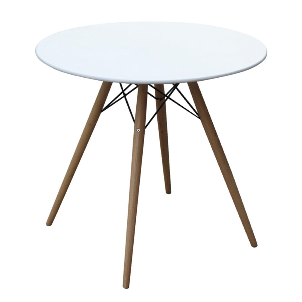 Fine Mod Imports WoodLeg Dining Table Fiberglass Top