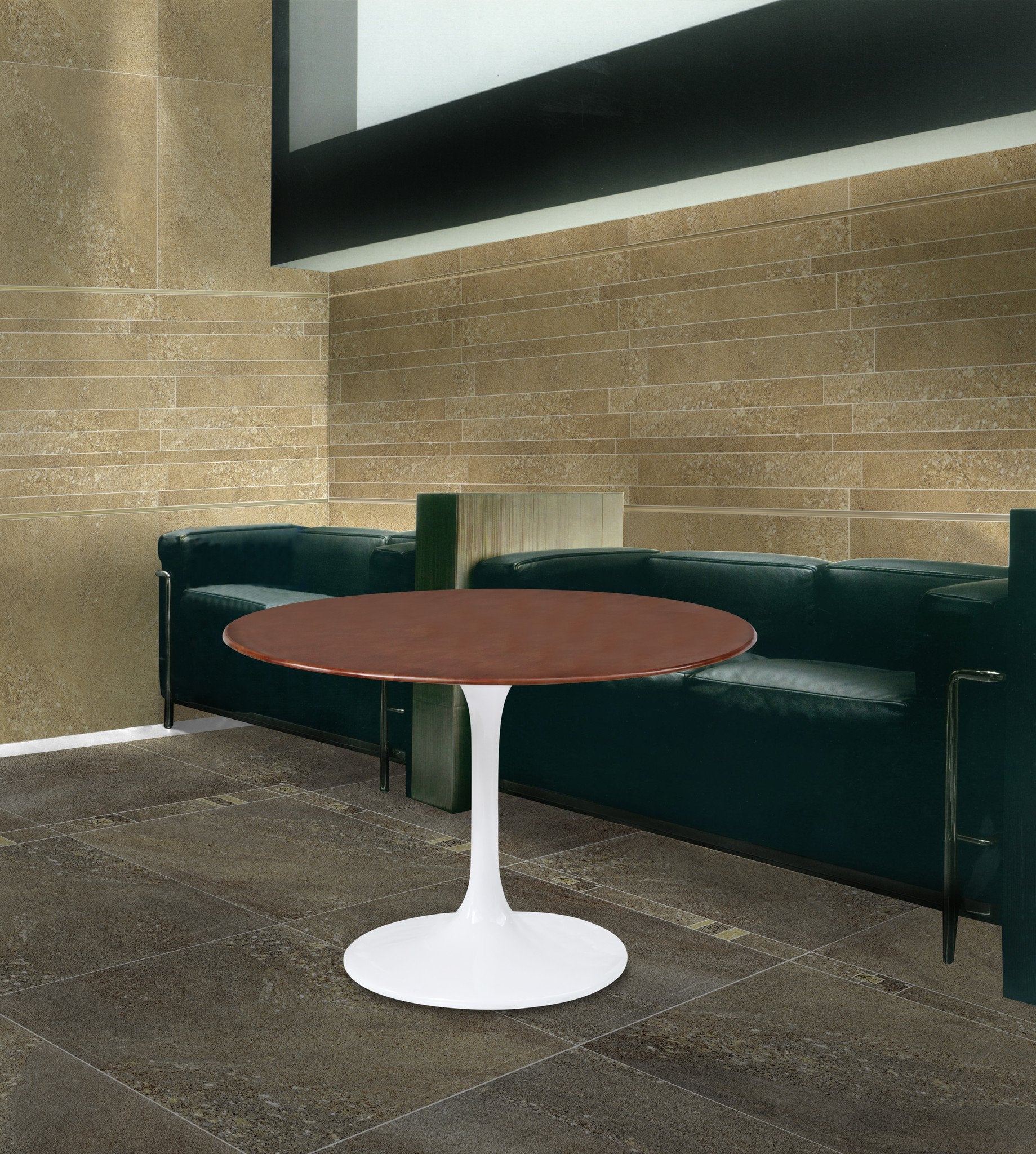 Fine Mod Imports Flower Table Wood