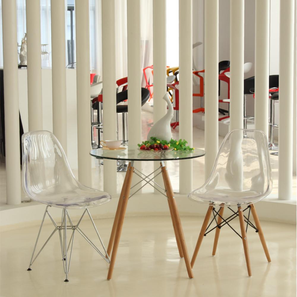 Fine Mod Imports GlossWood Dining Side Chair