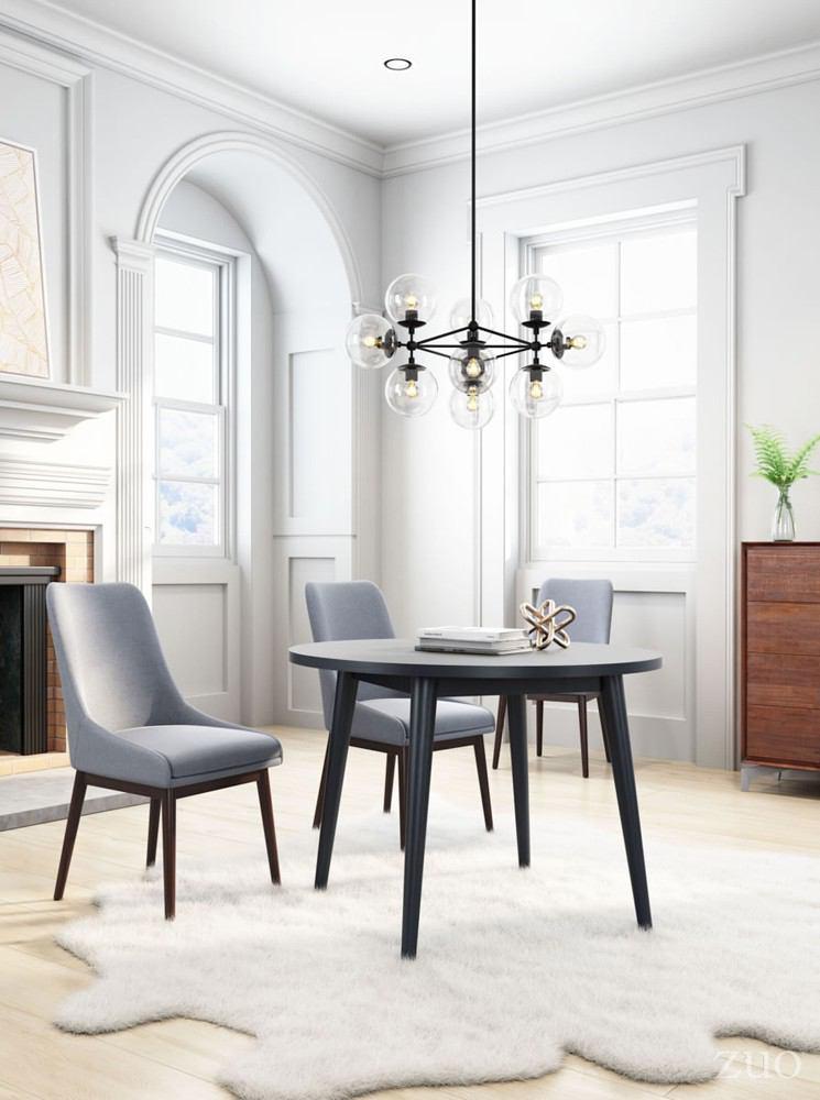 Zuo Raven Round Dining Table Black