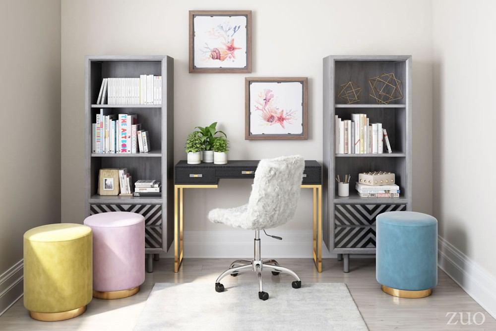 Zuo Raven Narrow Tall Shelf