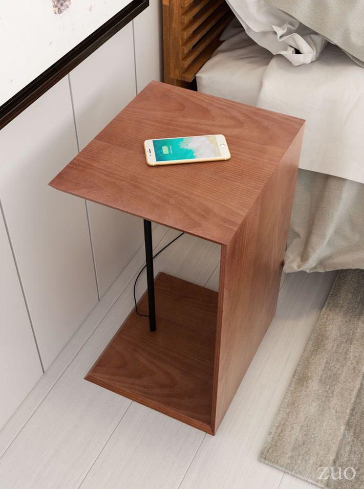 Zuo Chester Wireless Charging Side Table