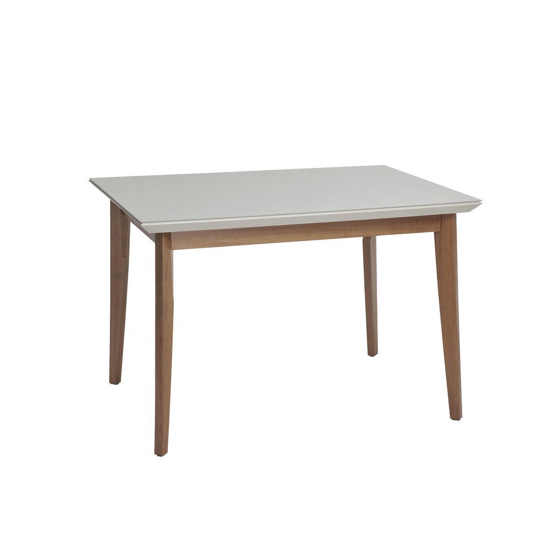 Manhattan Comfort Lillian 45.66" Modern Glass Top Dining Table