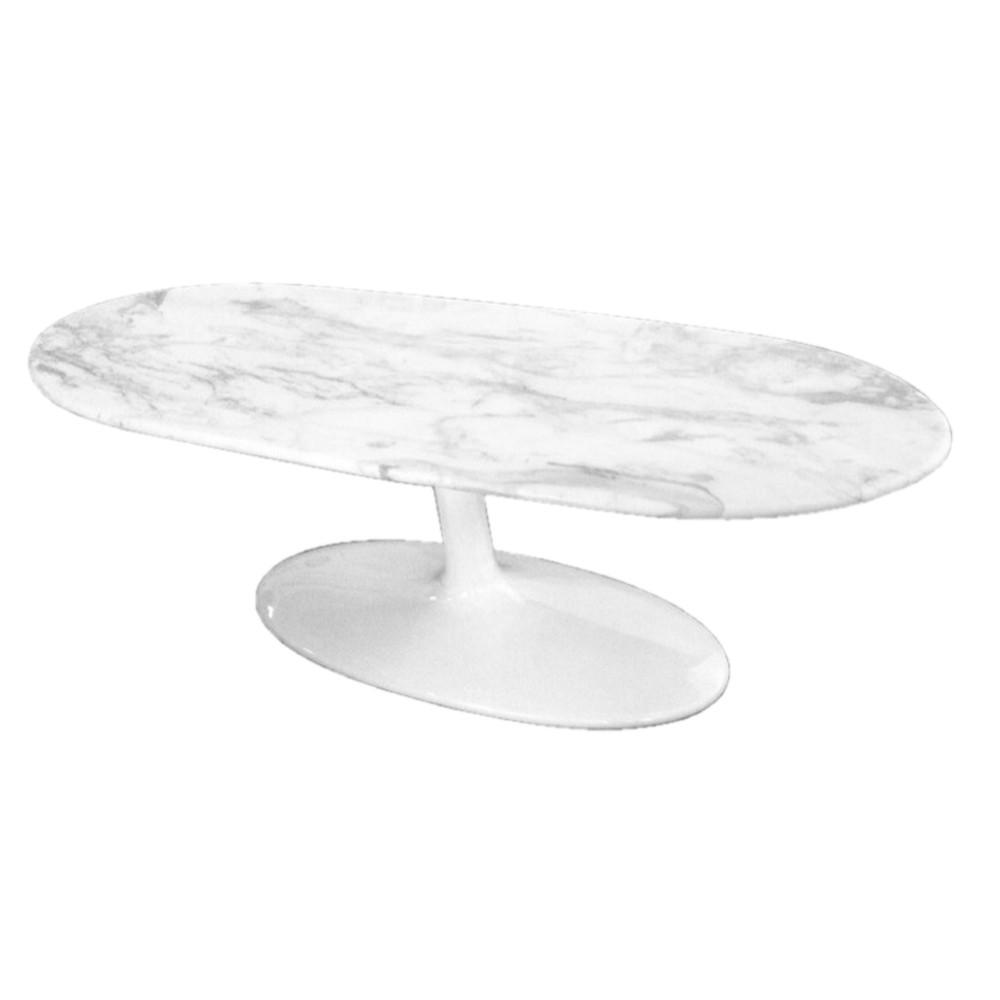 Fine Mod Imports Squaval Marble Coffee Table