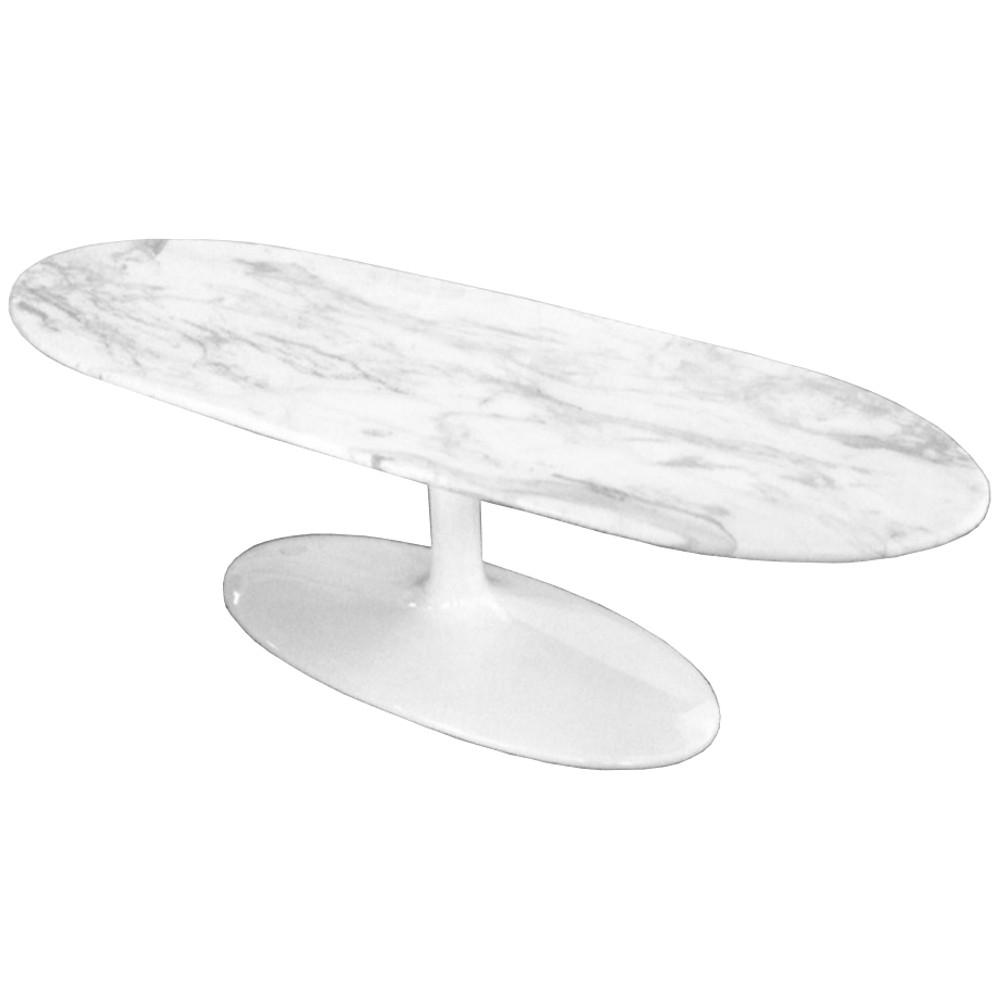 Fine Mod Imports Squaval Marble Coffee Table