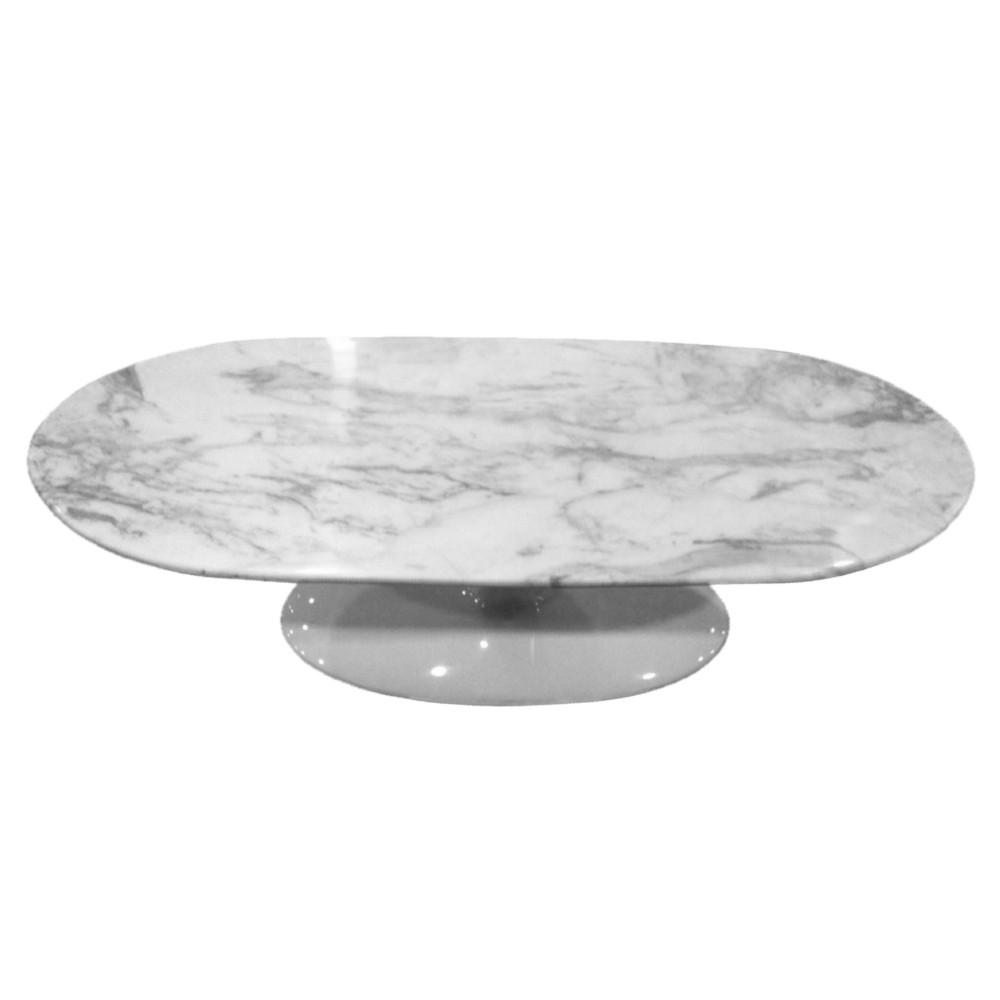 Fine Mod Imports Squaval Marble Coffee Table