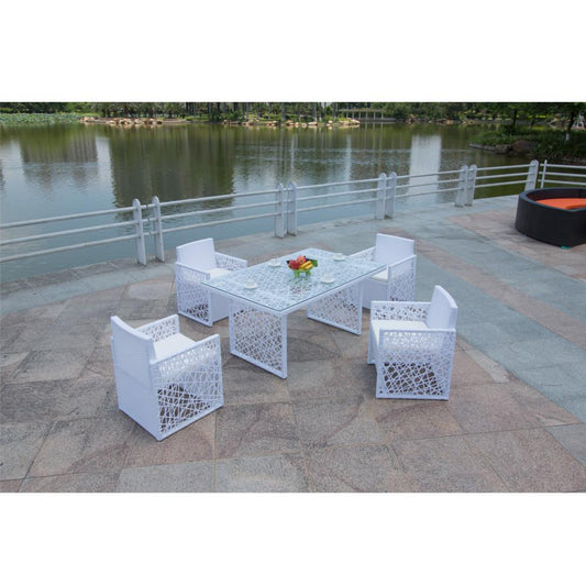 Fine Mod Imports Feather Dining Set