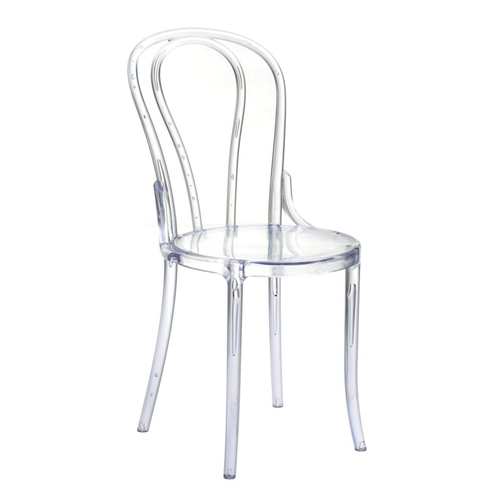 Fine Mod Imports Spin Clear Chair