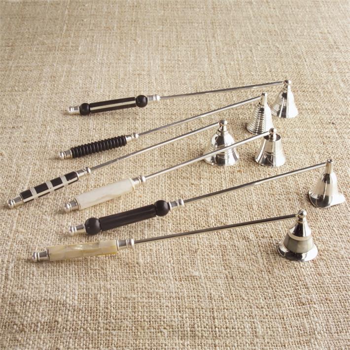 Two's Company Zanzibar Bone Candle Snuffer , set of 6