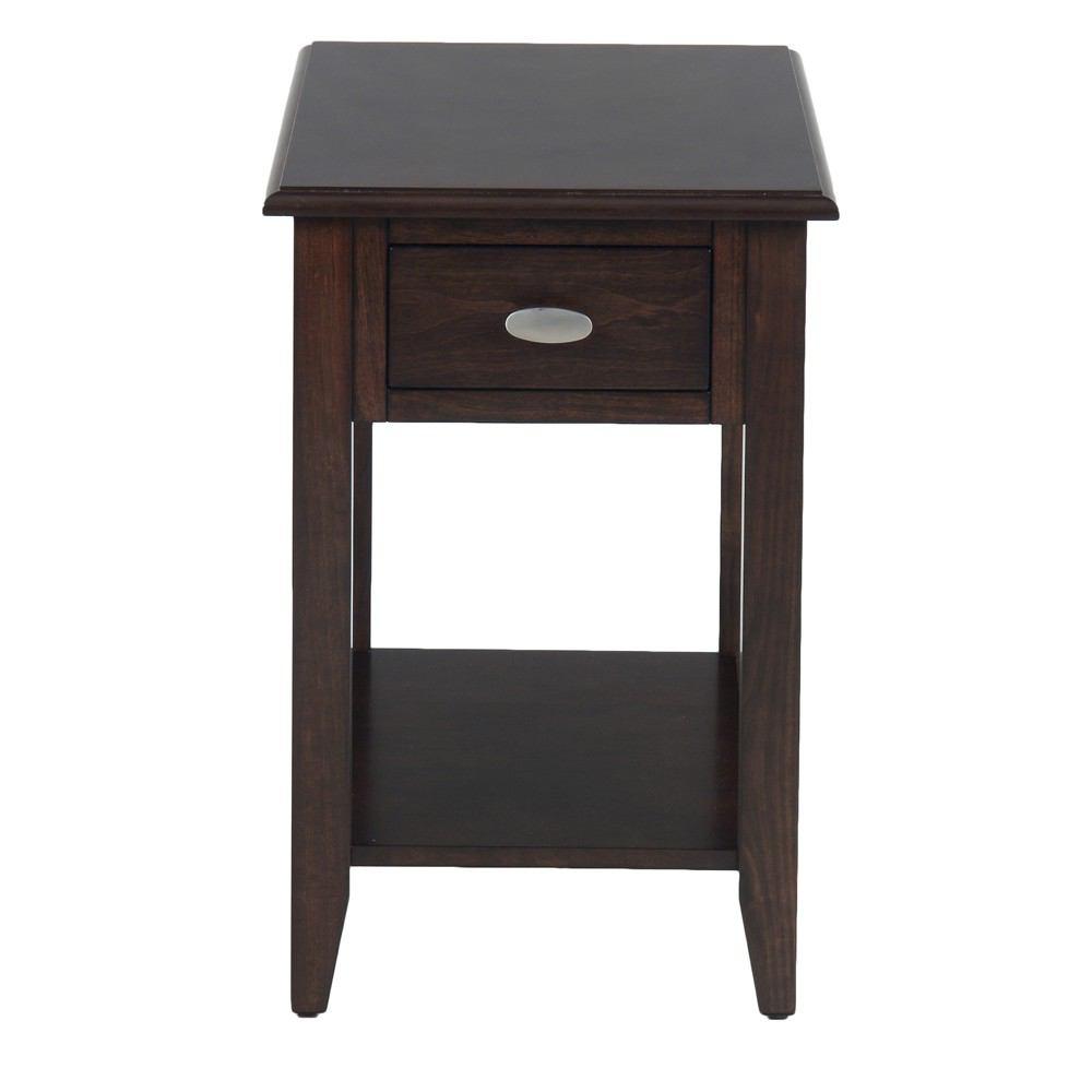 Jofran Merlot Chairside Table