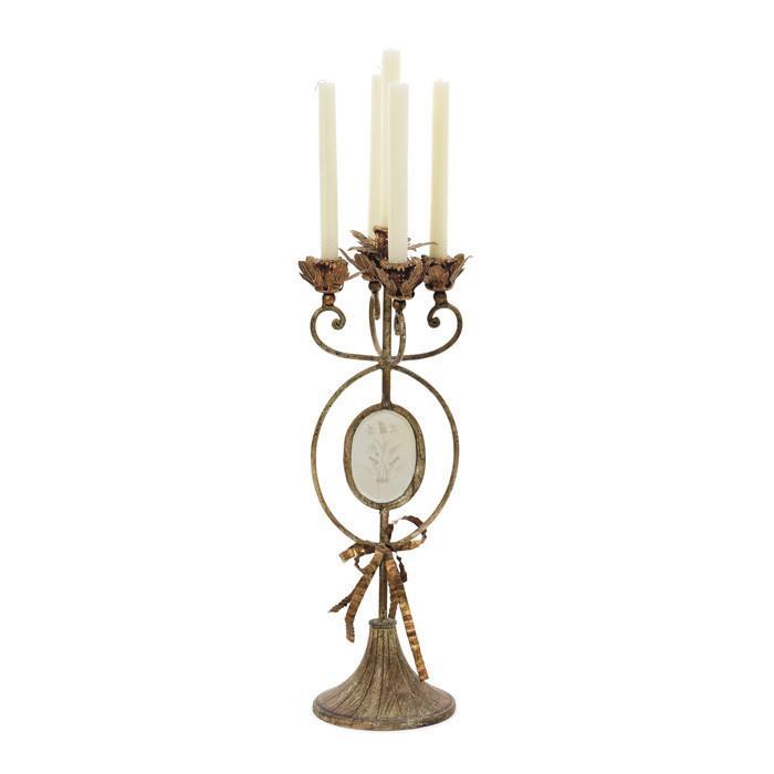 Antiqued Candelabra by GO Home