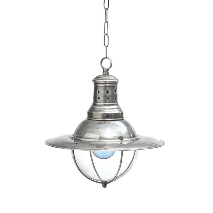 Vintage Style Factory Light with Glass Dome by GO Home