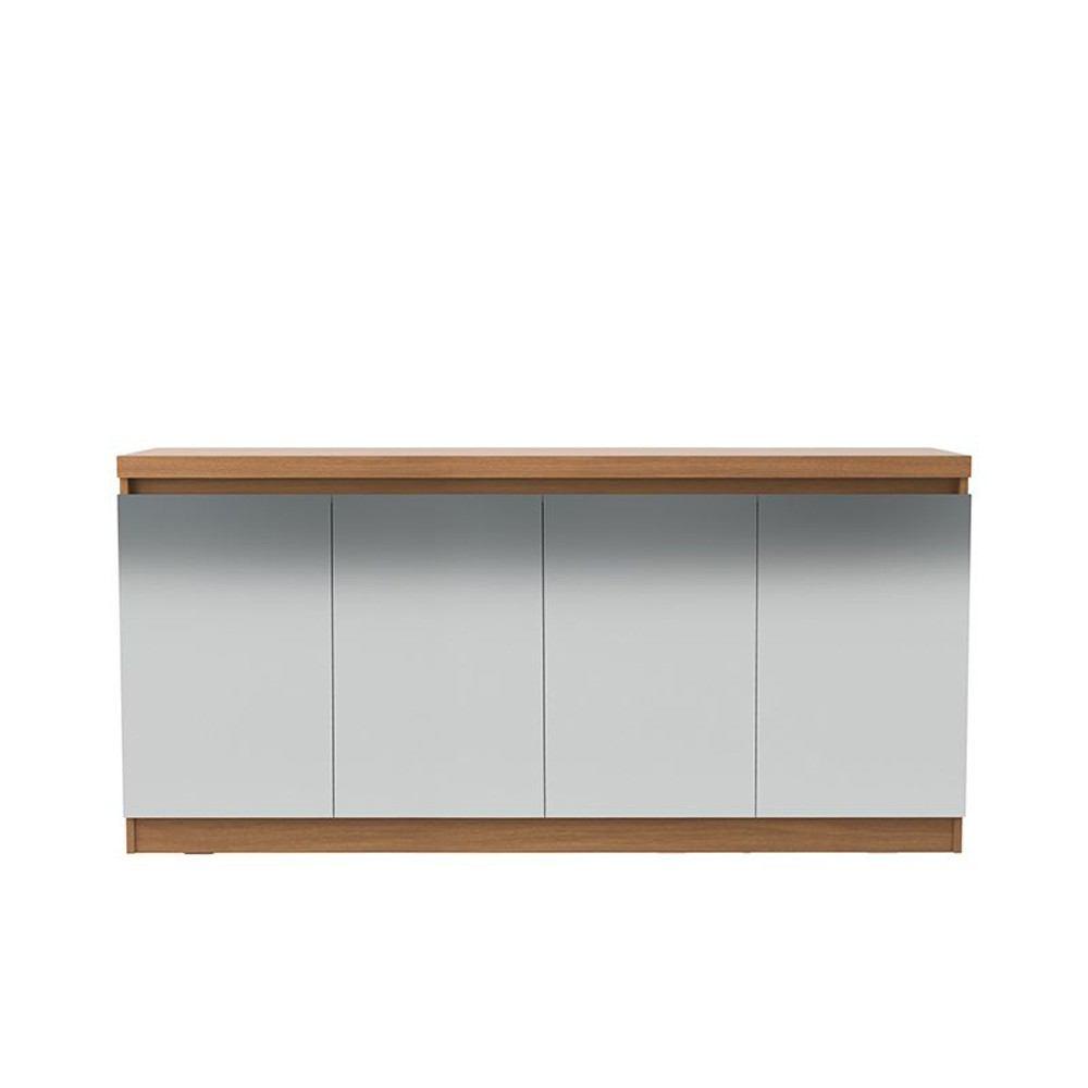 Manhattan Comfort Viennese 62.99 in. 6- Shelf Buffet Cabinet with Mirrors