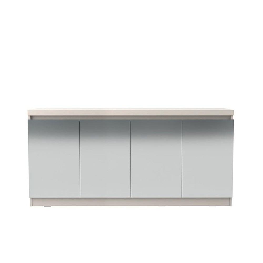 Manhattan Comfort Viennese 62.99 in. 6- Shelf Buffet Cabinet with Mirrors