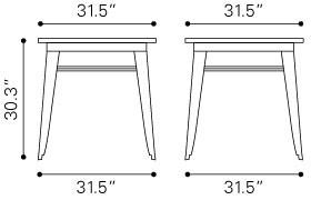 Zuo Titus Dining Table