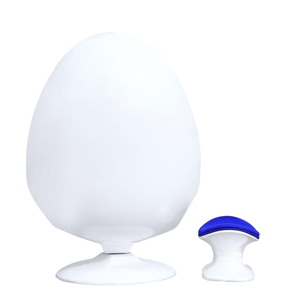 Fine Mod Imports Alpha Egg Chair and Ottoman