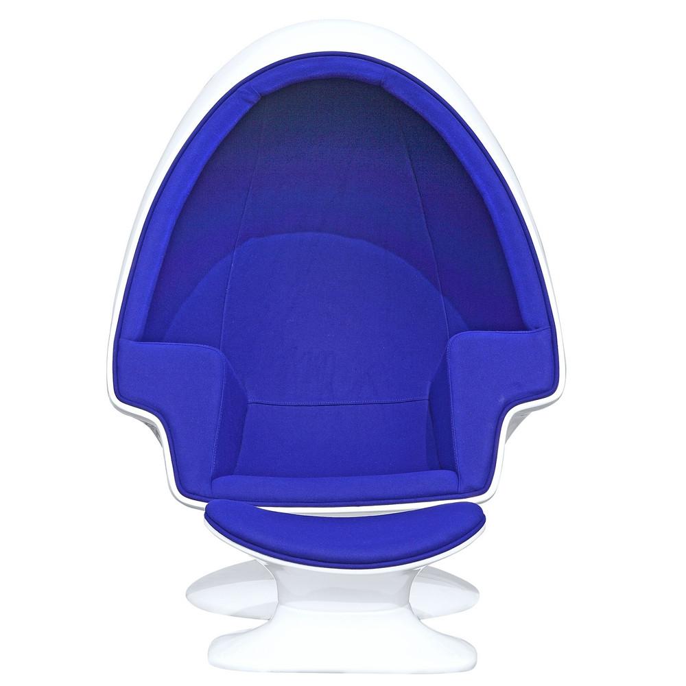 Fine Mod Imports Alpha Egg Chair and Ottoman
