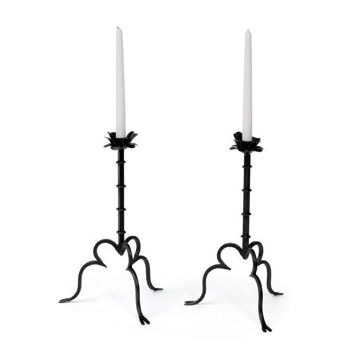 Pair Of Rose On A Vine Candlesticks by GO Home