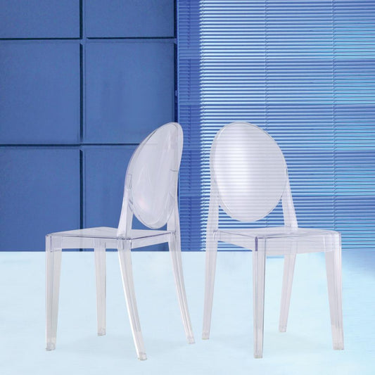 Fine Mod Imports Clear Side Chair